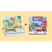 Magnetic Puzzles Face Dress Up Travel Game Double Side Preschool Educational Learning Toy for Kids