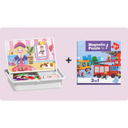Magnetic Puzzles Face Dress Up Travel Game Double Side Preschool Educational Learning Toy for Kids
