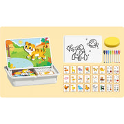 Magnetic Puzzles Face Dress Up Travel Game Double Side Preschool Educational Learning Toy for Kids