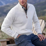 Men's Zipper Basic Sweater