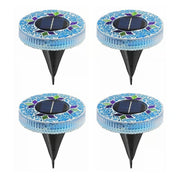 Mosaic Solar Disk Lights