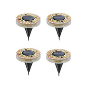 Mosaic Solar Disk Lights