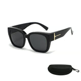 Polarized Square Sunglasses with Wrap Around Design Style 1
