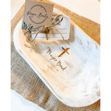 Prayer Bowl Dough Bowl Cross Religious Gifts Style 1