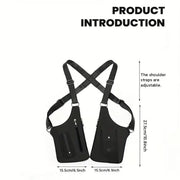 Premium Leather Adjustable Underarm Shoulder Bag for Men & Women