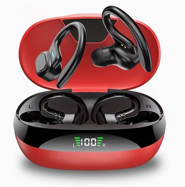 TWS Wireless Earbuds with ENC Mic and LED Case