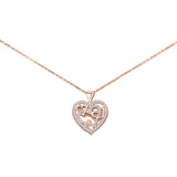 ‍ ️‍ ''Sisters of my soul&Friends of my heart'' -Interlocking Hearts Necklace