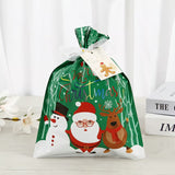 Tie Rope Christmas Gift Bags