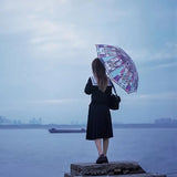 Vintage Stained Glass Automatic Umbrella Style 5